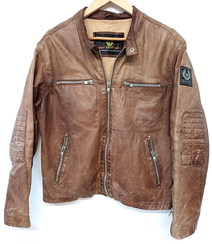 Belstaff leather jacket mens - leather,