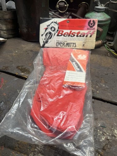 Vintage belstaff overmitts red - vintage,