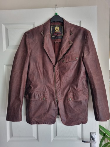 Vtg belstaff black label waxed - black,