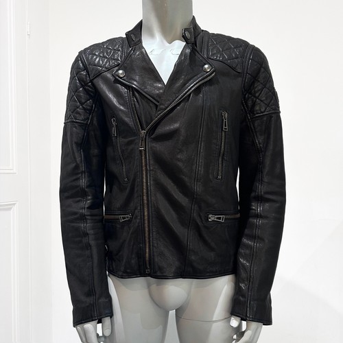Belstaff leather jacket mens - belstaff,
